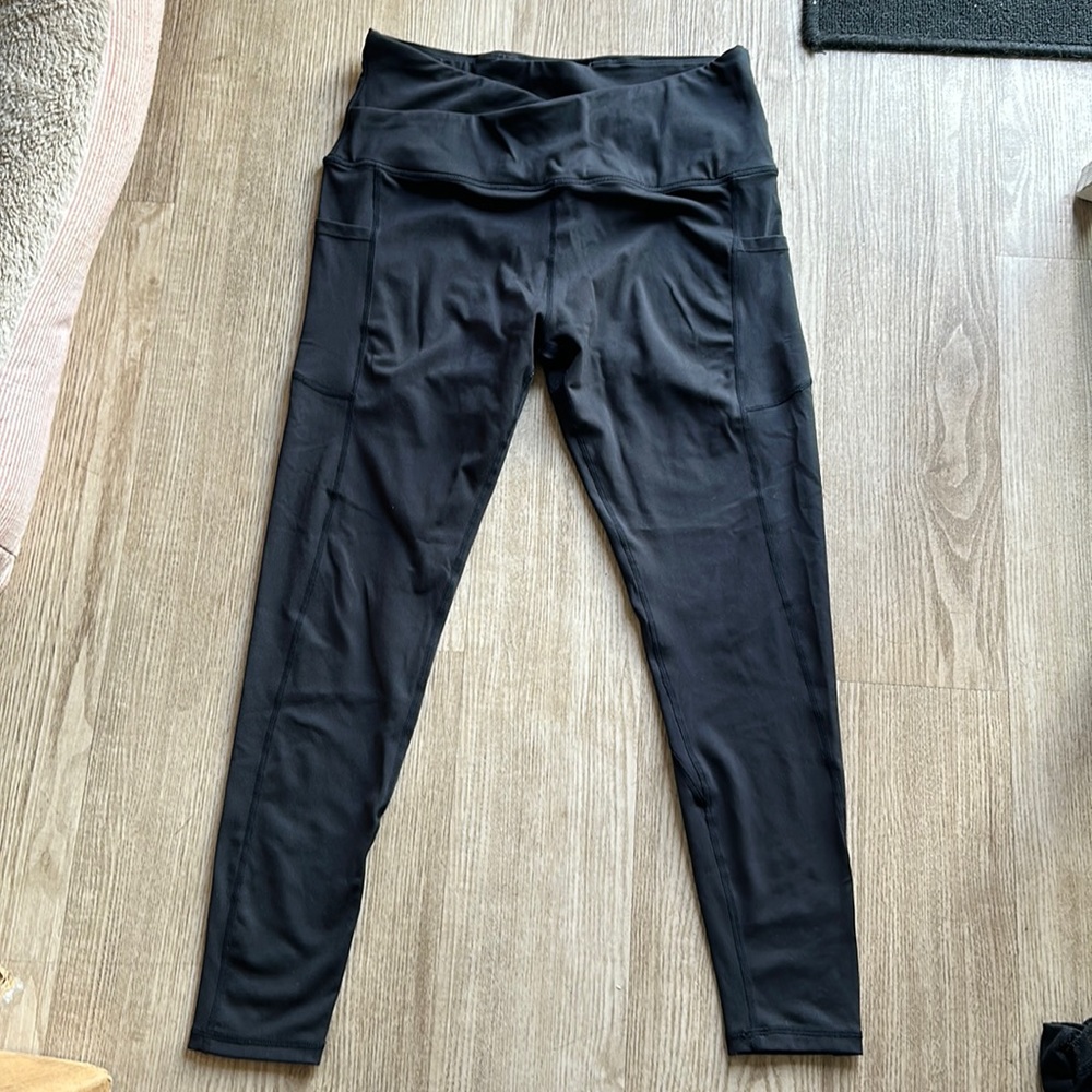 Black Cross Body Leggings